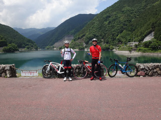 名栗湖サイクリング